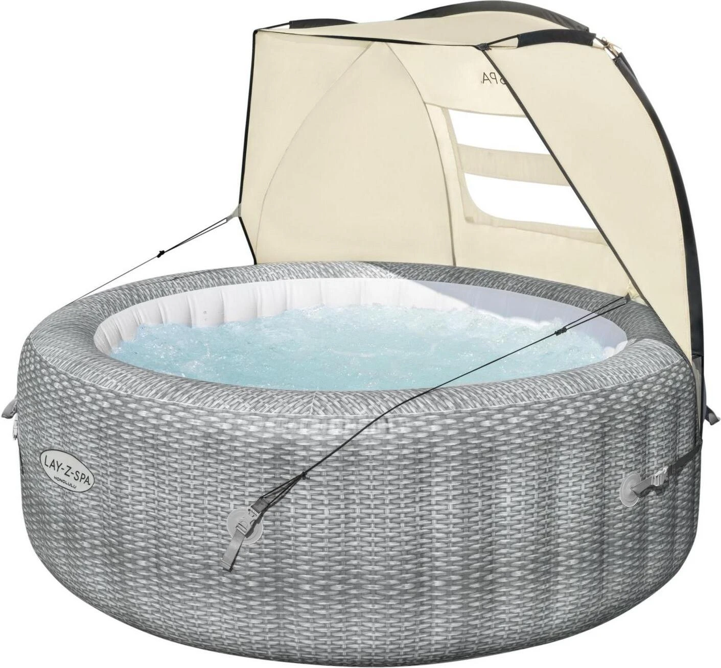 Bestway Zonnescherm Cannopy Lay-Z-Spa Wit 183 X 94 X 109 Cm 3 Bestway Zonnescherm Cannopy Lay-Z-Spa Wit 183 X 94 X 109 Cm