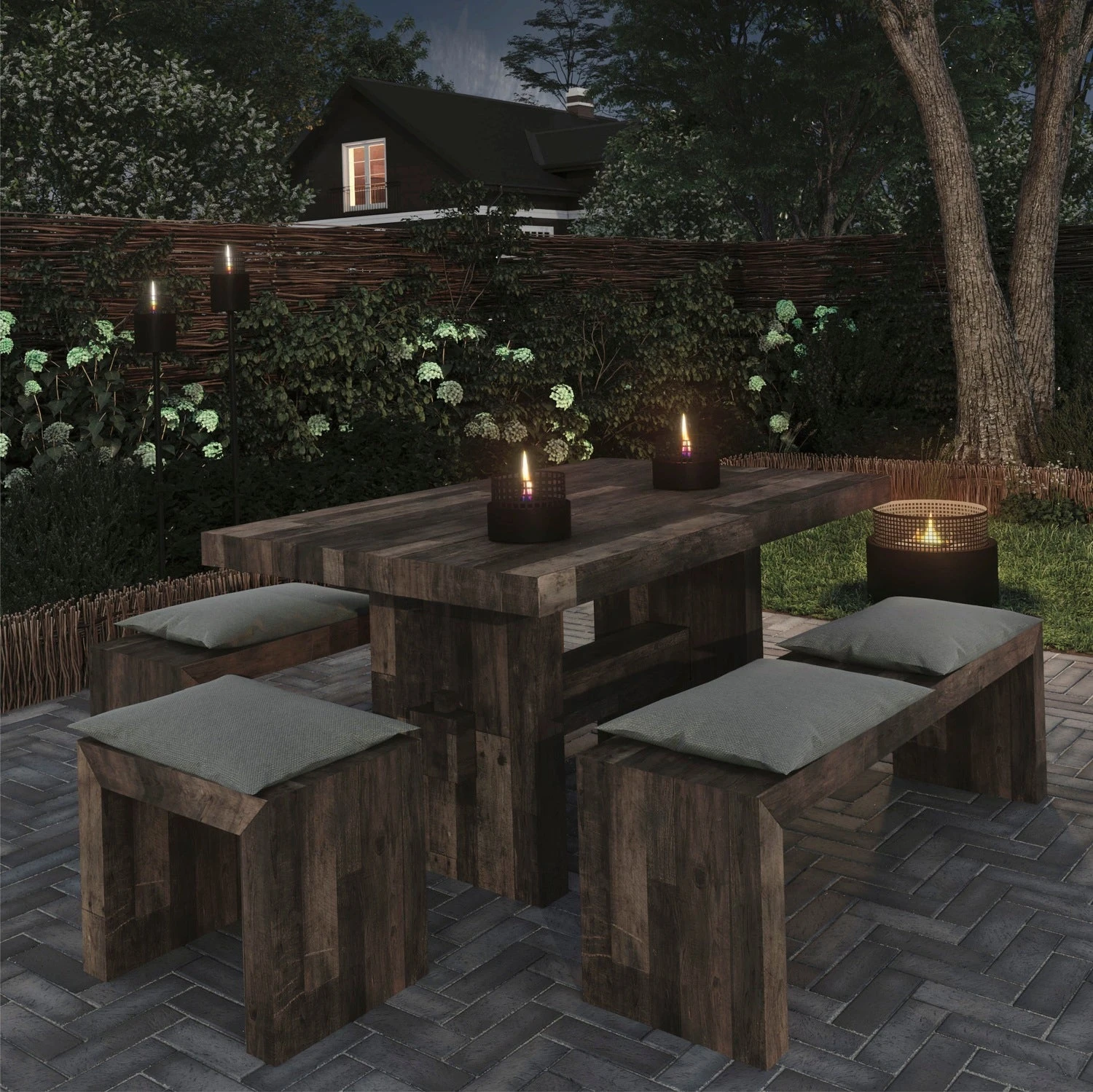 Tenderflame Tafelhaard Paarl 18 Zwart D 16 H 14,9 Cm 4 Tenderflame Tafelhaard Paarl 18 Zwart D 16 H 14,9 Cm - Afbeelding 2