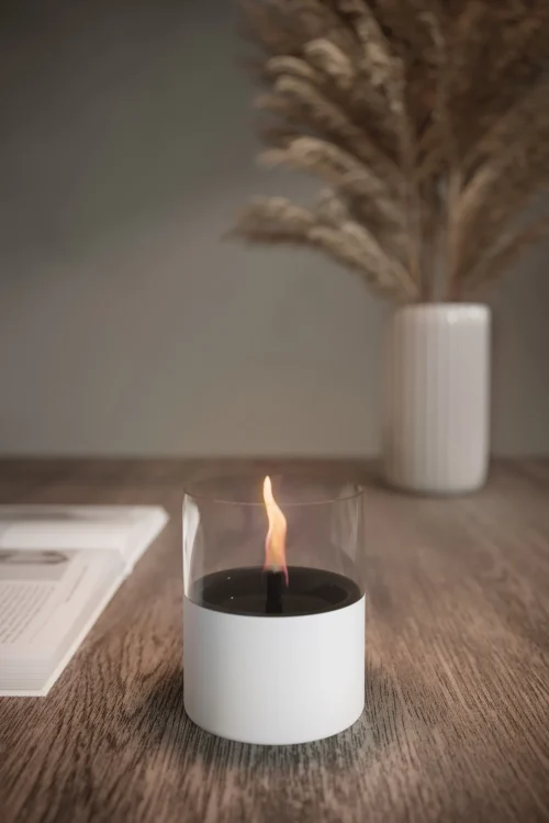 Tenderflame Tafelhaard Lilly 10 Wit D 10 H 10,5 Cm -Tuinplanten Winkel 7090037730042 1