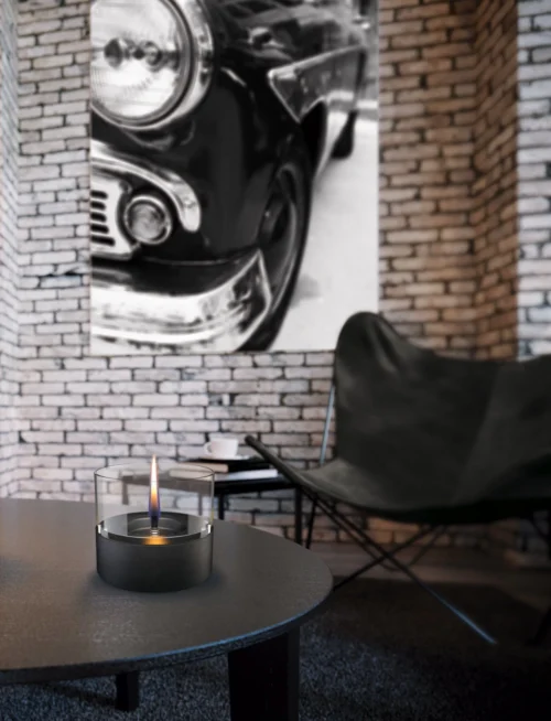 Tenderflame Tafelhaard Café 14 Zwart D 13 H 15 Cm -Tuinplanten Winkel 7090037738888 1