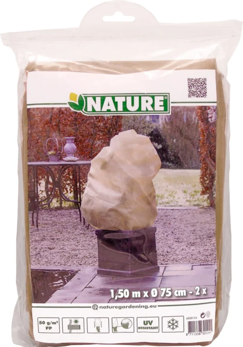 Nature Winterhoes Met Koord Beige D 75 Cm X 1,50 M 2 Stuks 9 Nature Winterhoes Met Koord Beige D 75 Cm X 1,50 M 2 Stuks -Tuinplanten Winkel 8711338301241 3