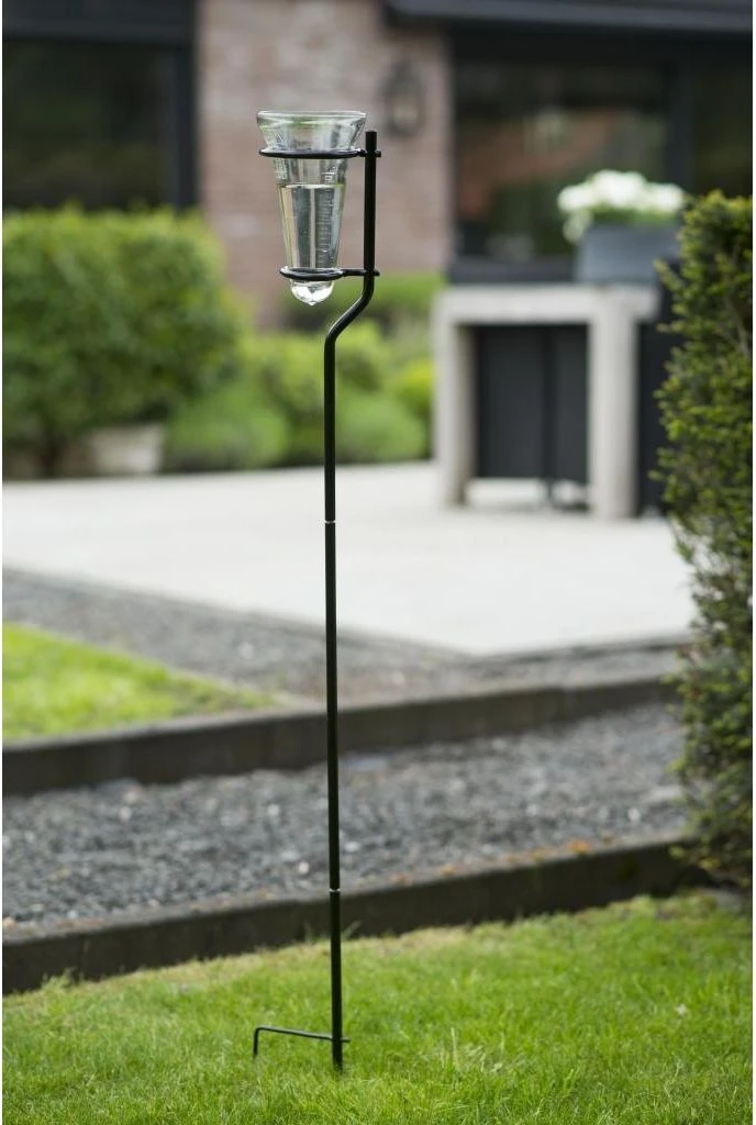 Nature Regenmeter Incl Steel Glas 20 X 12 X 130 Cm 4 Nature Regenmeter Incl Steel Glas 20 X 12 X 130 Cm - Afbeelding 2