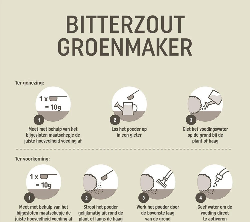 Pokon Bitterzout Groenmaker 500 G 6 Pokon Bitterzout Groenmaker 500 G - Afbeelding 4