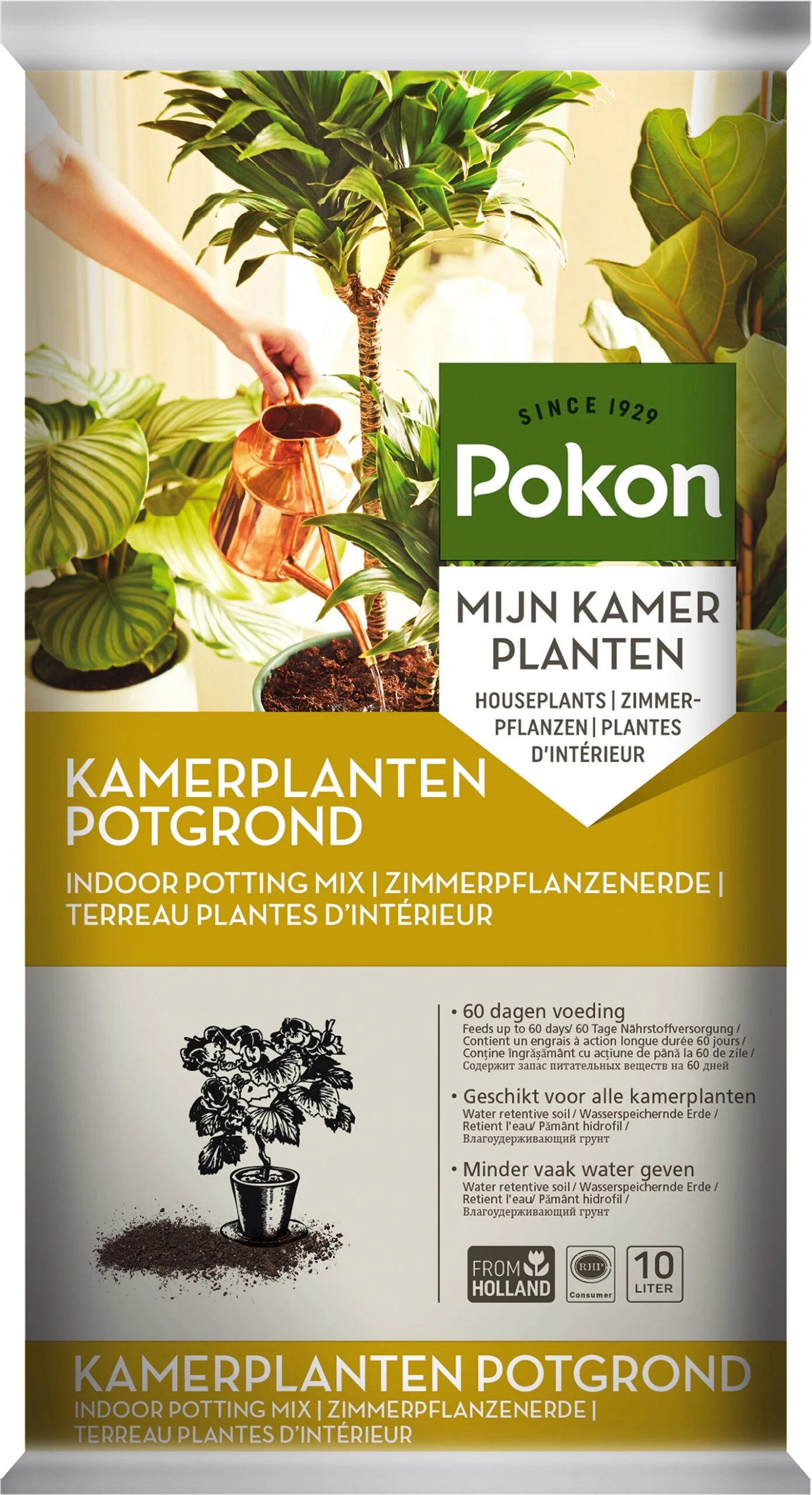 Pokon Kamerplant Potgrond 10 L 3 Pokon Kamerplant Potgrond 10 L