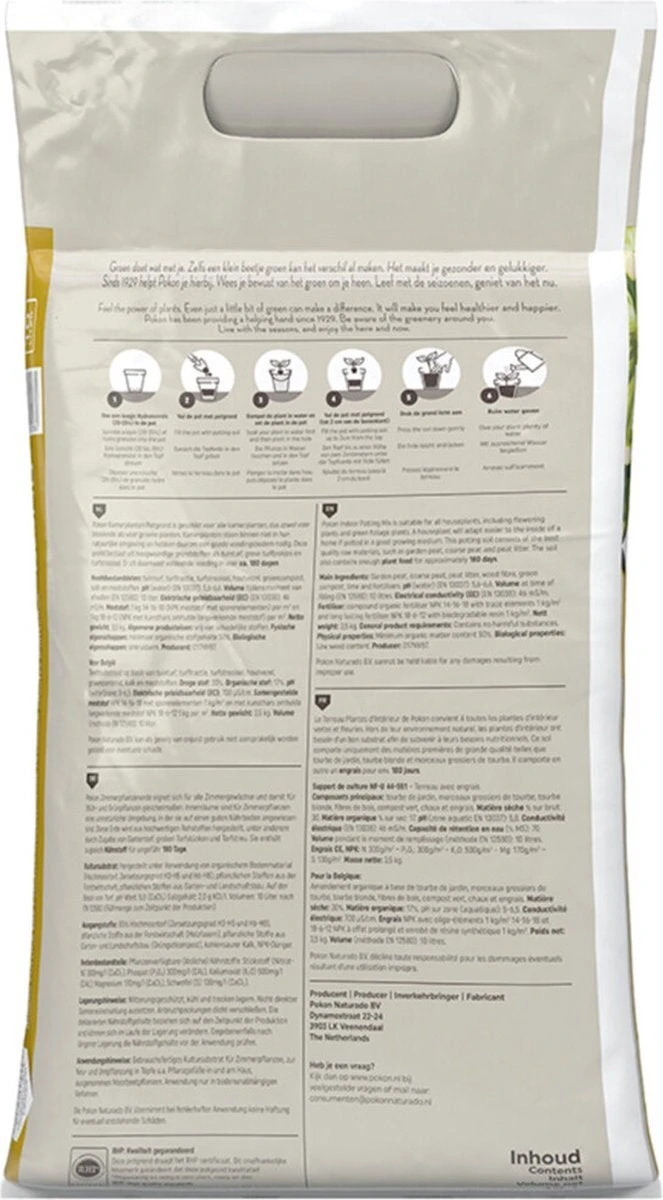 Pokon Kamerplant Potgrond 10 L 4 Pokon Kamerplant Potgrond 10 L - Afbeelding 2