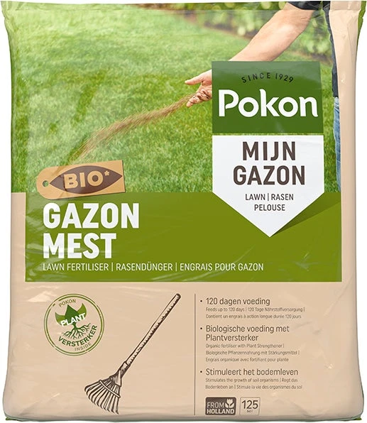 Pokon Bio Gazonmest 125 M² 3 Pokon Bio Gazonmest 125 M²