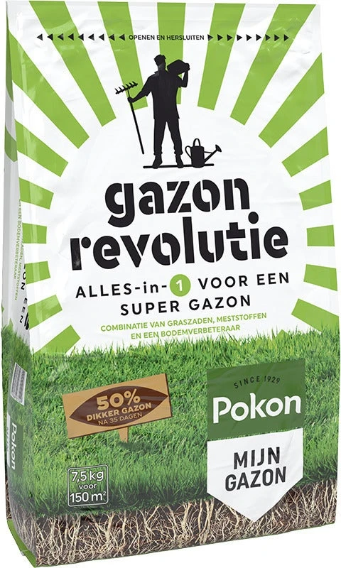 Pokon Gazon Revolutie 7,5 Kg 4 Pokon Gazon Revolutie 7,5 Kg - Afbeelding 2