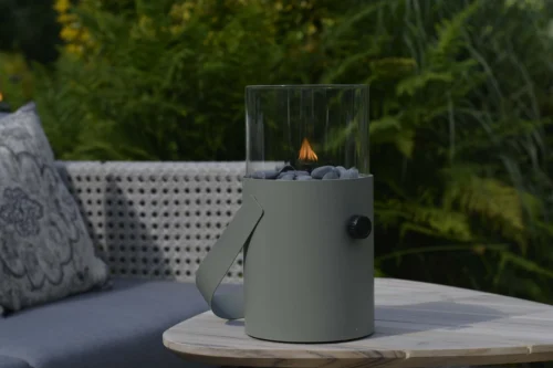 Gaslantaarn Cosiscoop Olijfgroen D 16 H 30 Cm -Tuinplanten Winkel 8712757455225 02