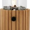 Gaslantaarn Cosiscoop Timber Naturel D 18 H 30 Cm -Tuinplanten Winkel 8712757458851 1