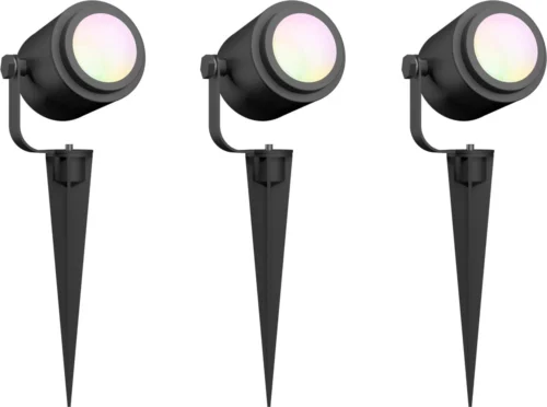 Calex Smart Grondspot Spotlights Zwart 6,5 X 7 X 24 Cm 3 Stuks -Tuinplanten Winkel 8712879154877 2