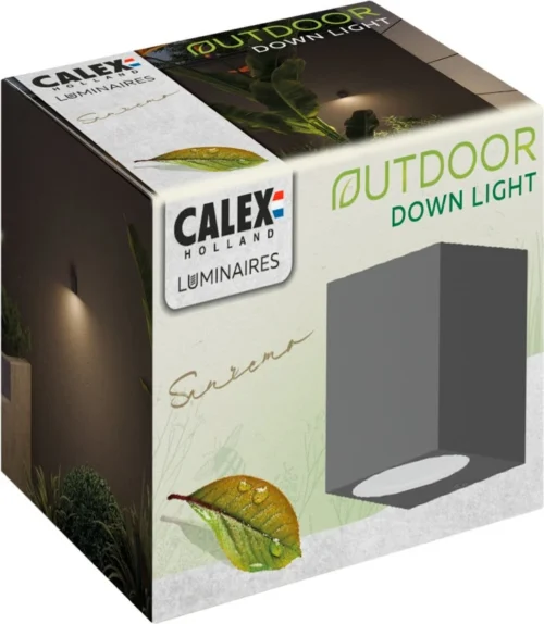 Calex Wandlamp Sanremo Antraciet 6,8 X 8,1 X 9,2 Cm 7 Calex Wandlamp Sanremo Antraciet 6,8 X 8,1 X 9,2 Cm -Tuinplanten Winkel 8712879161585 2