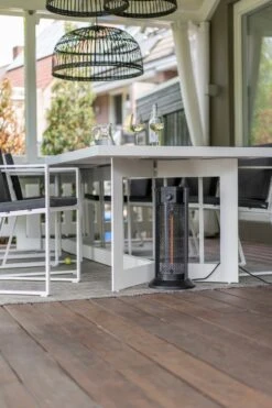 Eurom Terrasheater Under Table Grijs 25,7 X 51,3 X 55,6 Cm -Tuinplanten Winkel 8713415333589 6