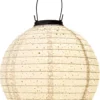 Solar Lampion Marrakesh Wit D 25,5 H 25,5 Cm -Tuinplanten Winkel 8713619417719 0
