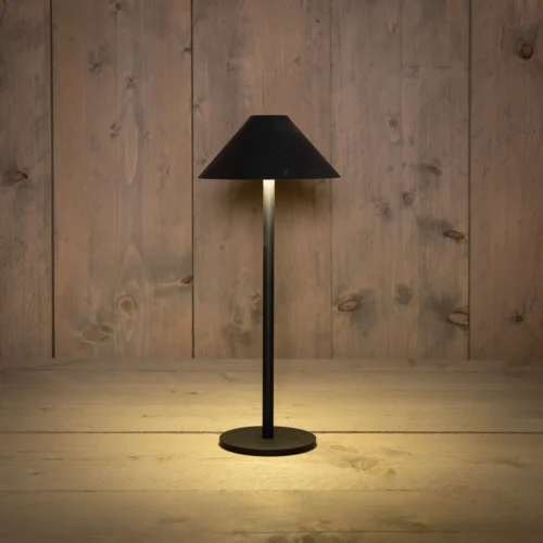 Anna's Collection Tafellamp Zwart D 12,5 H 26,5 Cm -Tuinplanten Winkel 8713619429347 1