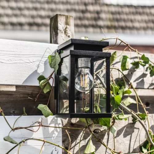 KS Verlichting Wandlamp Jersey Zwart 18 X 13 X 22 Cm -Tuinplanten Winkel 8714732735308 1 1