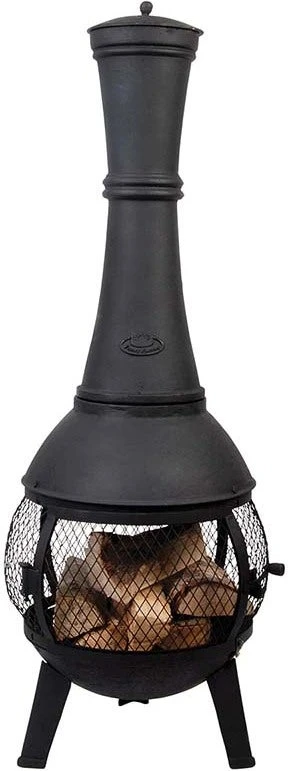 Esschert Design Buitenkachel Fancy Flames Zwart D 42 H 120,5 Cm 3 Esschert Design Buitenkachel Fancy Flames Zwart D 42 H 120,5 Cm