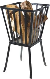 Esschert Design Vuurkorf Fancy Flames Zwart 32 X 31 X 58 Cm