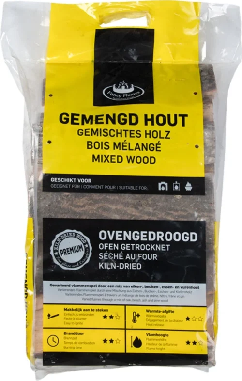 Esschert Design Gemengd Haardhout Ovengedroogd 8 Kg