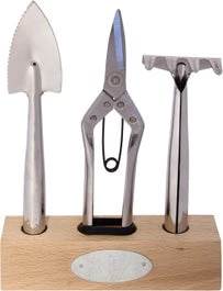 Esschert Design Tuingereedschapset Zilver 24,7 X 16,6 X 4,2 Cm