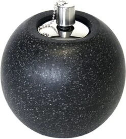 Esschert Design Olielamp Fancy Flames Zwart D 14,2 H 15,6 Cm