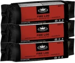 Esschert Design Haardblok Fancy Flames 3 Stuks