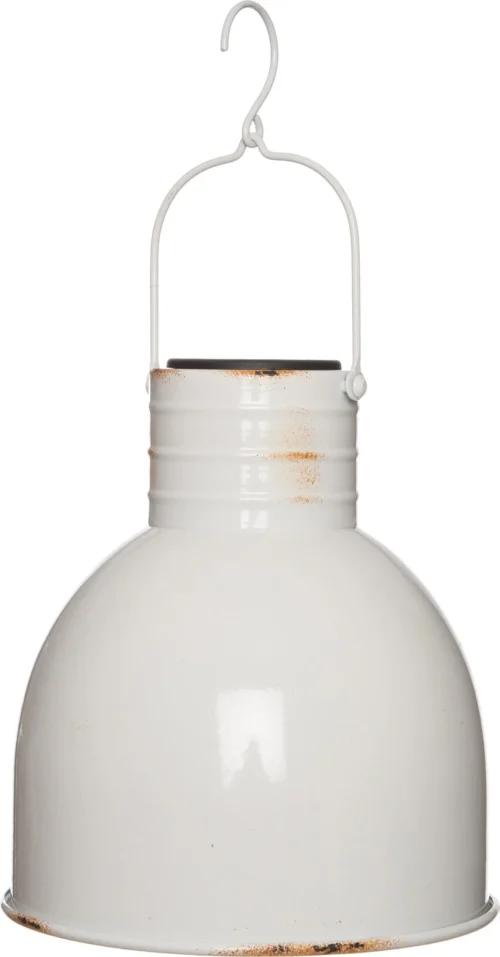 Intratuin Solar Hanglamp Wit / Geel 20,5 X 20,5 X 25 Cm -Tuinplanten Winkel 8717263825173 2 scaled