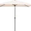 Intratuin Parasol Cadiz Wit 80+UV 300 X 200 Cm -Tuinplanten Winkel 8717263950639 1 1