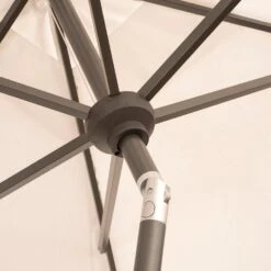 Intratuin Parasol Cadiz Wit 80+UV 300 X 200 Cm -Tuinplanten Winkel 8717263950639 2