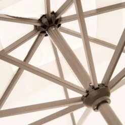 Intratuin Parasol Pallini Wit 80+UV 280 X 280 Cm -Tuinplanten Winkel 8717263950646 2