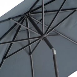 Intratuin Parasol Trinidad Donkergrijs 80+UV D 250 Cm -Tuinplanten Winkel 8717263950868 2