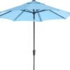 Intratuin Parasol Trinidad Lichtblauw 80+UV D 250 Cm 1 Intratuin Parasol Trinidad Lichtblauw 80+UV D 250 Cm -Tuinplanten Winkel 8717263950882 1