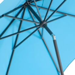 Intratuin Parasol Trinidad Lichtblauw 80+UV D 250 Cm 5 Intratuin Parasol Trinidad Lichtblauw 80+UV D 250 Cm -Tuinplanten Winkel 8717263950882 2