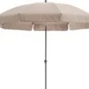 Intratuin Parasol Haiti Taupe 80+UV D 200 Cm -Tuinplanten Winkel 8717263951018 1 1