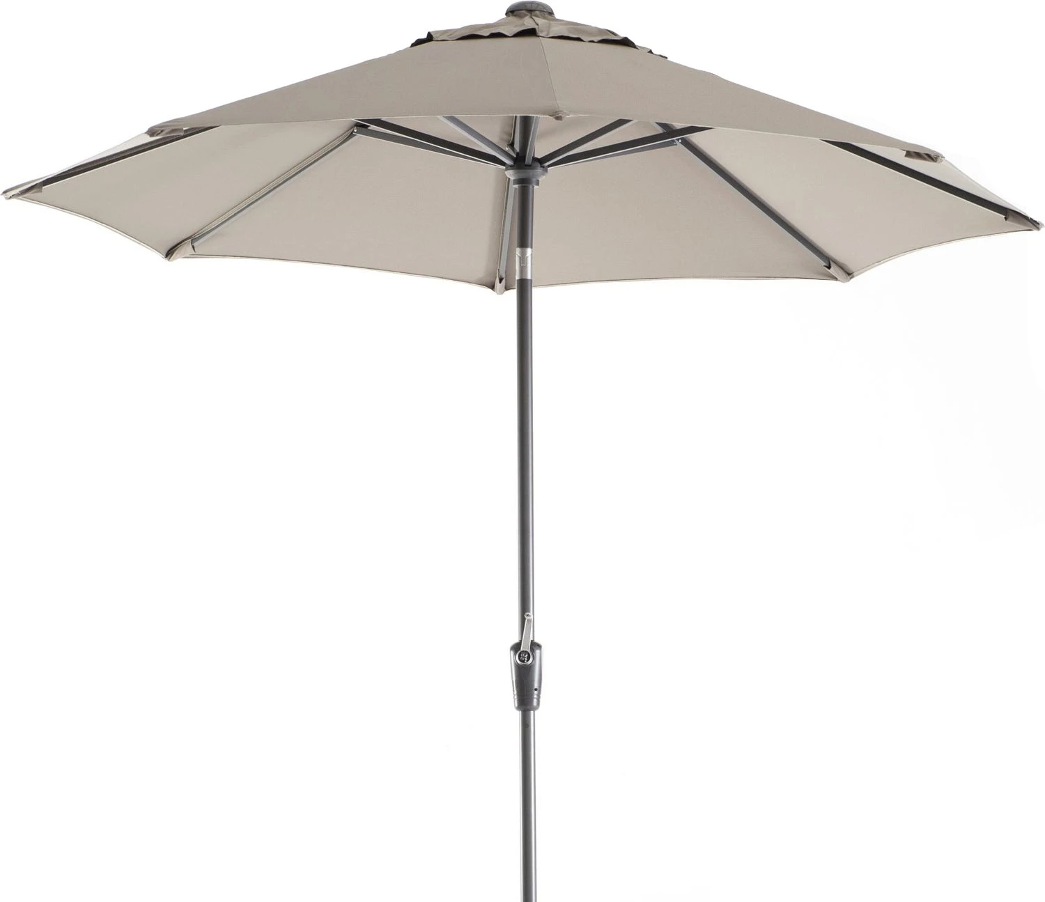 Intratuin Parasol Trinidad Taupe 80+UV D 250 Cm 3 Intratuin Parasol Trinidad Taupe 80+UV D 250 Cm