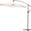 Intratuin Zweefparasol Milano Wit 80+UV D 300 Cm -Tuinplanten Winkel 8717263951650 1 1