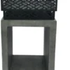 Intratuin Vuurtafel Raymond Grijs / Zwart 35 X 35 X 70 Cm -Tuinplanten Winkel 8717582184579 0