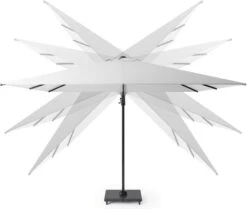 Platinum Sun & Shade Zweefparasol Challenger Zwart 50+UV 300 X 300 Cm -Tuinplanten Winkel 8717591772644 4 1