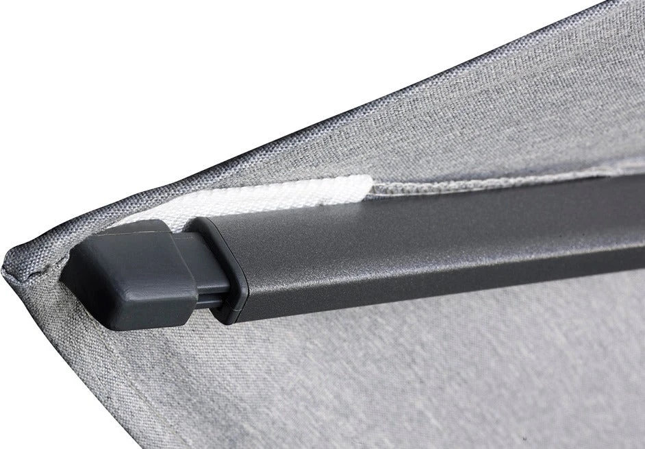 Platinum Sun & Shade Zweefparasol Challenger Zwart 50+UV 300 X 400 Cm 5 Platinum Sun & Shade Zweefparasol Challenger Zwart 50+UV 300 X 400 Cm - Afbeelding 3