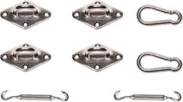 NC Outdoor Bevestigingset RVS Vierkant 3 NC Outdoor Bevestigingset RVS Vierkant