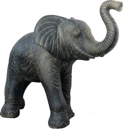 Stone Lite Waterornament Olifant Zwart 50 X 100 X 81 Cm 3 Stone Lite Waterornament Olifant Zwart 50 X 100 X 81 Cm