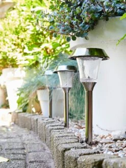 Luxform Lighting Solar Staande Buitenlamp Georgia Zwart D 15 H 46,8 Cm -Tuinplanten Winkel 8719099220795 2