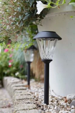 Luxform Lighting Solar Tuinlamp St. Tropez Zwart D 12 H 41,5 Cm -Tuinplanten Winkel 8719099280096 2