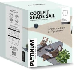 Platinum Sun & Shade Schaduwdoek Vierkant Coolfit Wit 500 X 500 Cm -Tuinplanten Winkel 8720039166462 3