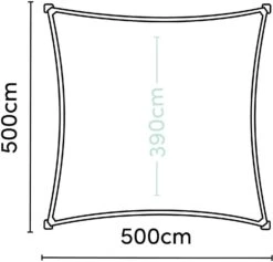Platinum Sun & Shade Schaduwdoek Vierkant Coolfit Wit 500 X 500 Cm -Tuinplanten Winkel 8720039166462 4