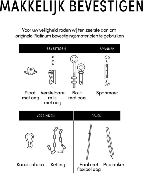 Platinum Sun & Shade Spanmoer M8 RVS -Tuinplanten Winkel 8720039166561 3