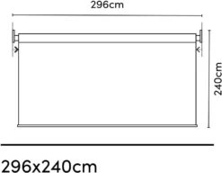Platinum Sun & Shade Rolgordijn Coolfit Wit 240 X 296 Cm 11 Platinum Sun & Shade Rolgordijn Coolfit Wit 240 X 296 Cm -Tuinplanten Winkel 8720039167179 4