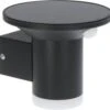 Intratuin LED Solar Wandlamp Ty Zwart D 16 X H 14,2 Cm -Tuinplanten Winkel 8720196021376 0 1