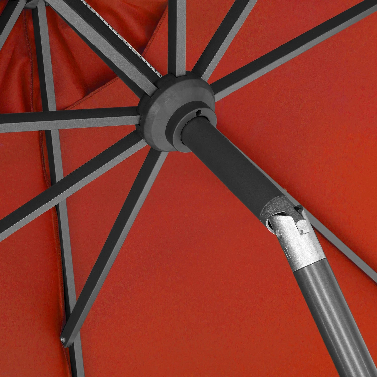 Intratuin Parasol Trinidad Terracotta 80+UV D 250 Cm 6 Intratuin Parasol Trinidad Terracotta 80+UV D 250 Cm - Afbeelding 4