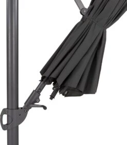 Intratuin Zweefparasol Bay Obravia Grijs 50+UV D 330 Cm -Tuinplanten Winkel 8720196117819 3
