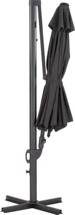 Intratuin Zweefparasol Bay Obravia Grijs 50+UV D 330 Cm -Tuinplanten Winkel 8720196117819 4
